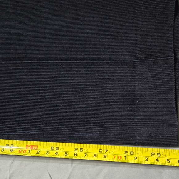 Ralph Lauren Size 30/30 Mens Blue Black Corduroy Pleated Pants - Picture 4 of 5